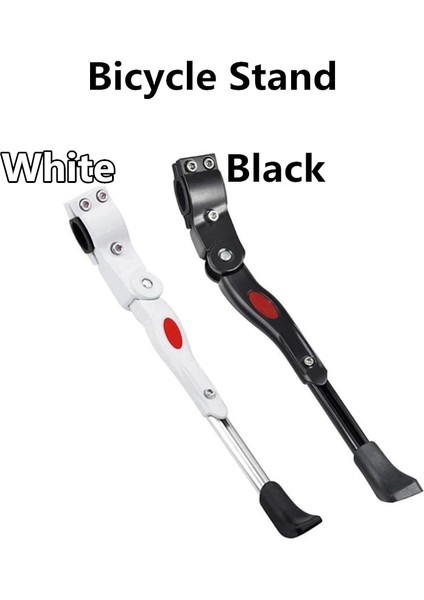 Gümüş Tarzı Ayarlanabilir C Metal Motosiklet Ayak Braketi Tekme Yan Braketi Dayanıklı Korozyona Dirençli Braket Motosiklet Standı (Yurt Dışından)