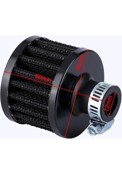 12MM-MAVİ Stil R-Ep Motosiklet Için Evrensel Araba Hava Filtresi Soğuk Hava Emme Yüksek Akış Karter Havalandırma Kapağı Mini Havalandırma Filtreleri (Yurt Dışından)