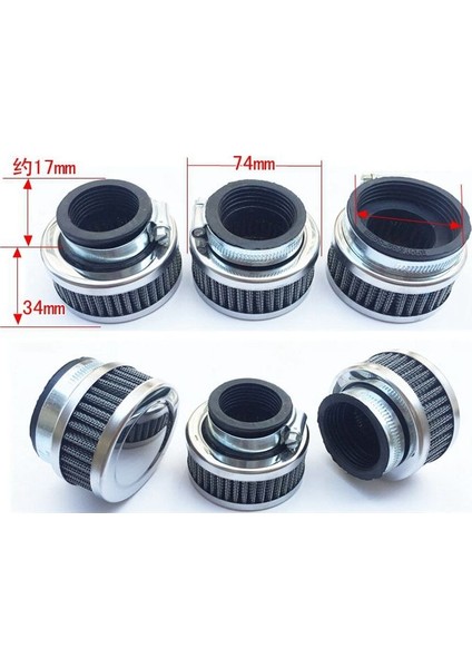 Eğim 48-50MM Stili Motosiklet Yuvarlak Hava Filtresi Düz Konik Sağ Açı Için (Yurt Dışından) modelleri