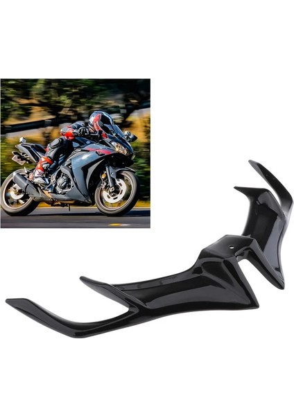 Siyah Stil Motosiklet Ön Kaporta Aerodinamik Kanatçıklar Abs Alt Kapak Koruma Görevlisi Yamaha Yzf R15 V3.0 Moto Aksesuarları (Yurt Dışından)