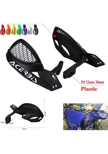 Siyah Stil Motosiklet Handguard El Koruma Koruyucusu Ktm Kawasaki Suzuki Honda Yamaha Sx Exc Xcw Smr Moto Dirt Bike Atvs Gidon (Yurt Dışından)