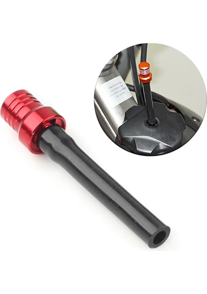 Kırmızı Stil Gaz Yakıt Kapağı Vana Havalandırma Havalandırma Tüpü Sx F Exc Adv Crf Yzf Wrf Kxf Rmz Dörtlü Motosiklet Motokros (Yurt Dışından)