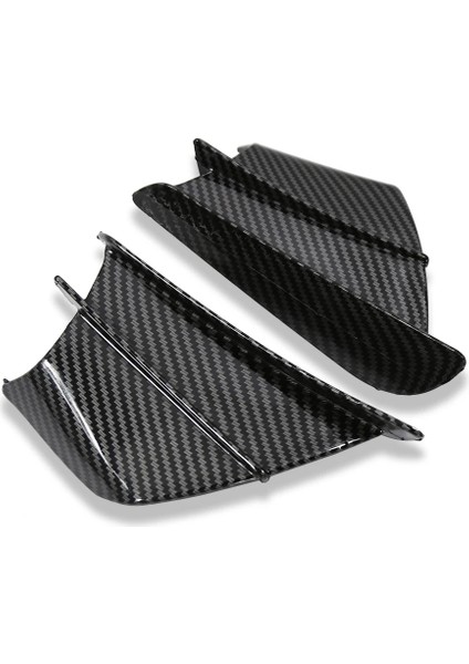Parlak Karbon Görünümü Stili Motosiklet Kanatçık Aerodinamik Kanat Kiti Spoiler Honda CBR650R CBR650F CBR500R CBR1000RR Yamaha Bws Rs Jog Joe Gp (Yurt Dışından)