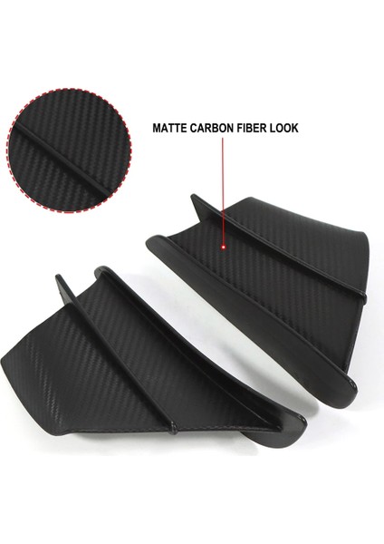 Parlak Karbon Görünümü Stili Motosiklet Kanatçık Aerodinamik Kanat Kiti Spoiler Honda CBR650R CBR650F CBR500R CBR1000RR Yamaha Bws Rs Jog Joe Gp (Yurt Dışından) fiyatları