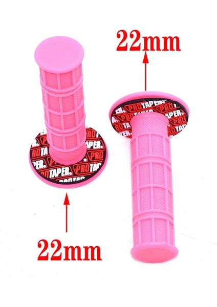 Pembe 22-22MM Stili Tutma Kolu Sapları Sol ve Sağ Atv Motosiklet Dirt Pit Bike Motocro" Yalnızca Gidon Başparmak Gazı (Yurt Dışından)