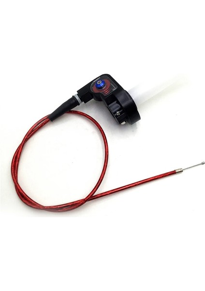 Mavi 1200MM Stili Sapları Yerleşme Büküm Gaz Kelepçesi Plastik Alüminyum Gaz Kelebeği Kablosu ile Motosiklet Pit Dirt Bike Motokros Atv Offroad Quad (Yurt Dışından) modelleri