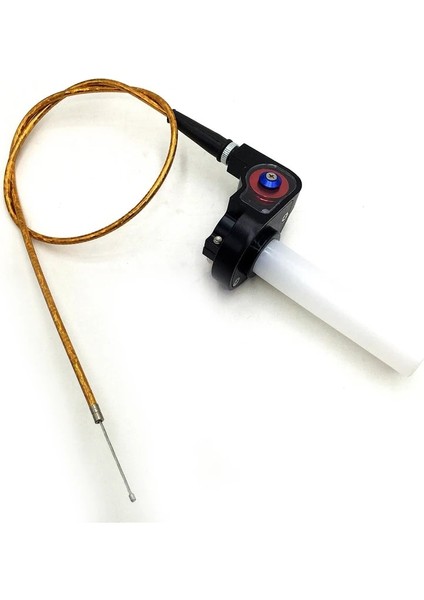 Mavi 1200MM Stili Sapları Yerleşme Büküm Gaz Kelepçesi Plastik Alüminyum Gaz Kelebeği Kablosu ile Motosiklet Pit Dirt Bike Motokros Atv Offroad Quad (Yurt Dışından) fırsatları