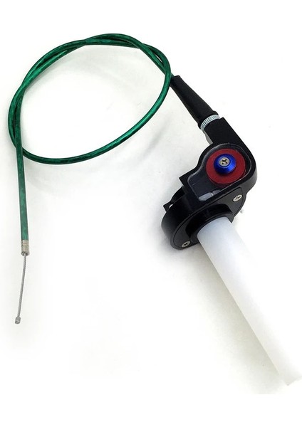Mavi 1200MM Stili Sapları Yerleşme Büküm Gaz Kelepçesi Plastik Alüminyum Gaz Kelebeği Kablosu ile Motosiklet Pit Dirt Bike Motokros Atv Offroad Quad (Yurt Dışından) indirimleri