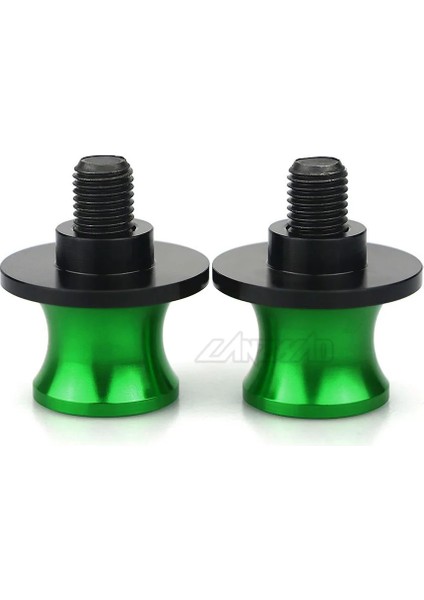 Yeşil Stil Er-6n Motosiklet Salınım Kolu Makaraları Arka Stand Vidaları Kaydırıcılar Kawasaki ER6N Için C Alüminyum Aksesuarları (Yurt Dışından)
