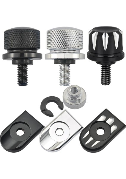 E Cıvata Stili Arka Çamurluk Koltuk Cıvatası Sekmesi Vida Somun Düğmesi Kapağı Harley Davidson Sportster Xl Dyna Bob Softail Fat Boy Touring Glide Cvo (Yurt Dışından) fiyatları