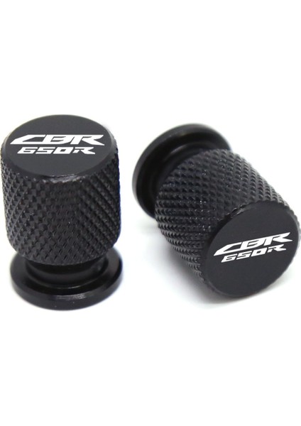 CBR650R Siyah Stil Motosiklet Lastik Vana Hava Limanı Kök Kapak Kapağı Fiş C Alüminyum Aksesuarları Honda CB650R CBR650R Cbr 650R Cb 650R Evrensel (Yurt Dışından)