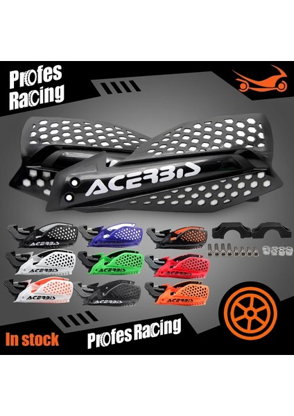 Siyah Turuncu Tarzı El Muhafızları Enduro ile Motosiklet Kir Pit Bike Atv Quads Için Motokros Handbar Handguard Koruyucu Koruma (Yurt Dışından)
