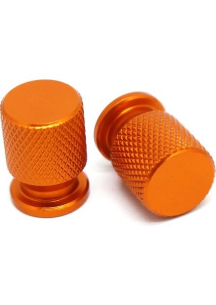 Turuncu Tarzı Motosiklet Lastik Vana Hava Bağlantı Noktası Kök Kapak Kapağı Fiş C Alüminyum Aksesuarları Kawasaki Z400 Z800 Z900 Z650 Z1000 Evrensel (Yurt Dışından)