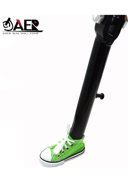 Fildişi Tarzı Motosiklet Bisiklet Ayak Desteği Küçük Ayakkabı Elektrikli Araba Tripod Dekor Motosiklet Yan Standı Kickstand Tripod Ayakkabı Anahtarlık (Yurt Dışından)