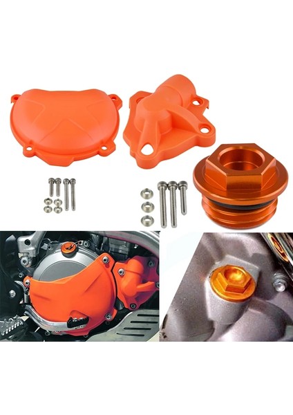 Yağ Doldurma Kapağı Stili Debriyaj Kapağı Su Pompası Koruma Koruyucu Yağ Yakıt Doldurma Kapağı Kt Sxf Excf Xcf Xcfw Freeride Altı Gün Sx-F Exc-F Xcf-W (Yurt Dışından) fiyatları