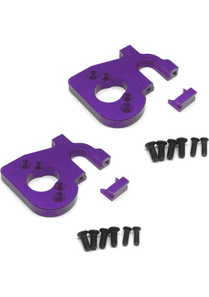 2x Rc Araba Metal Motor Montajı Tutucu 124019 124018 144001 Rc Araba Yedek Parça Yükseltme Aksesuarları (Yurt Dışından)