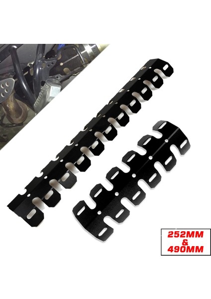 Yeşil 490MM Stili Motosiklet Egzoz Kalkanı Koruyucu Kapak Isı Koruma Egzoz Borusu Kazasında Koruyucu Honda Yamaha Kawasaki Ducati Suzuki (Yurt Dışından) fiyatları