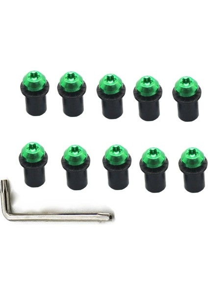 Yeşil Stil Bağlantı Elemanı Somunları Ön Cam Cam Vida Montaj Cıvataları Suzuki Gsxr Gsx-R K1 K2 K3 K4 K5 K6 K7 K8 K9 (Yurt Dışından)