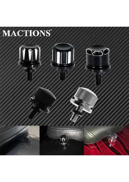 Koltuk Cıvatası C Stili Motosiklet Blackchrome Koltuk Cıvatası Sekme Vidası Harley Touring Road King Street Glide Softail Dyna Sportster Xl Street Bob Için (Yurt Dışından) modelleri