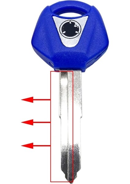 Mavi Sol Stil mm Fit Için Yamaha Yzf XJR1300 FJR1300 MT09 MT07 Xj6 Tmax Fz6 Fz8 R3 R1 R6 Motosiklet Kesilmemiş Bıçak Boş Anahtar Embriyo (Yurt Dışından)