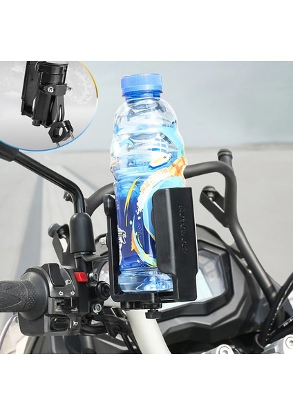 Ayna Stili Bmw Için R1200GS Adv R1250GS F750GS F850GS F800GS G310GS F900R C400X R Nıne T Motosiklet Içecek Su Şişesi Içecek Bardak Tutucu (Yurt Dışından)