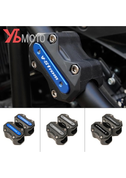 Turuncu Tarzı V Stro Dl Çarpışma Barları Blok Motor Koruma Tampon Koruyucu Suzuki DL650 DL1000 Vstrom V-Stro Xt (Yurt Dışından)