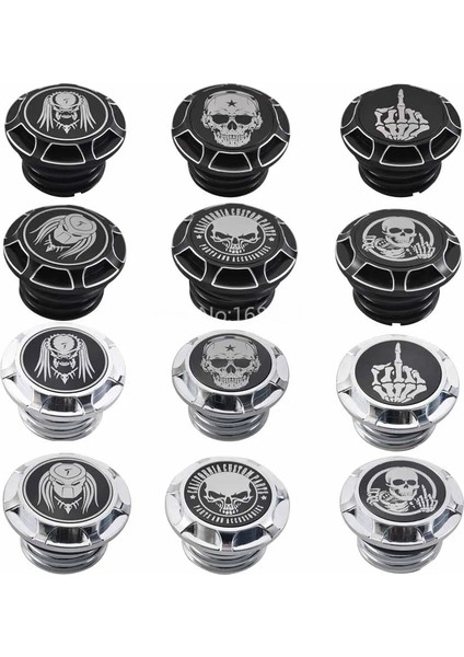 B Müzik Kafatası Stili Motosiklet Kafatası Yakıt Gaz Tankı Dekoratif Yağ Kapağı Harley Davidson Sportster Xl X48 Dyna Softail Fatboy Touring Flhr (Yurt Dışından) fiyatları