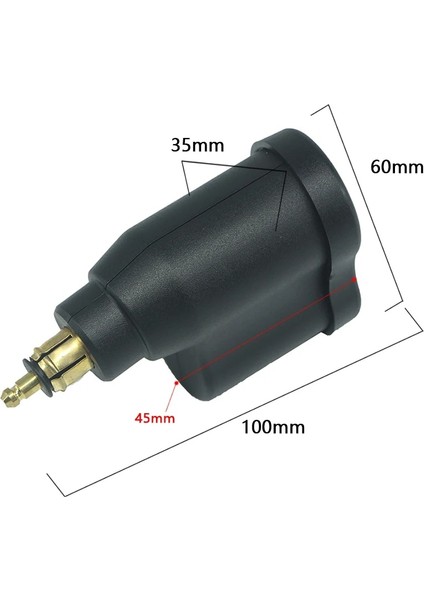 Siyah Stil Bmw Için R1200GS Macera R1250GS Lc F850GS F750GS Çift USB Şarj Cihazı Motosiklet Dın Çakmak Şarj Cihazı Sigara Su Geçirmez Soket (Yurt Dışından) modelleri