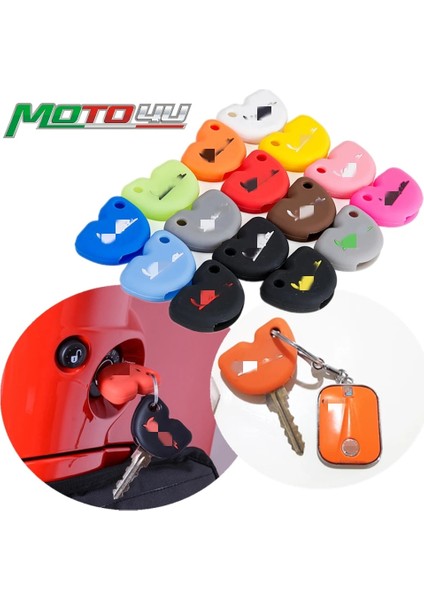 F Stili 1 Adet Styling Silikon Kauçuk Anahtar Kılıf Kapak GTS300 LX150 Fly Vte Gts Scooter Anahtar Dekorasyon (Yurt Dışından) fiyatları