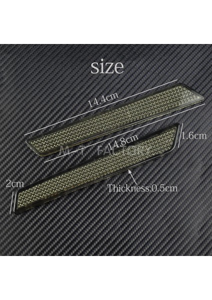 Turuncu Reflektörler Stili 2 Adet Motosiklet Eyer Çantası Koruma Reflektör Kapağı Abs Plastik Harley Touring Street Glide Road King Fltflht (Yurt Dışından)