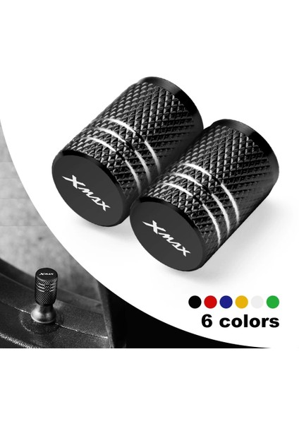 2 Adet Yeşil Stil Motosiklet C Alüminyum Jant Lastik Valf Hava Geçirmez Kapaklar Yamaha Xmax X-Max Için Toz Geçirmez Kapak (Yurt Dışından)