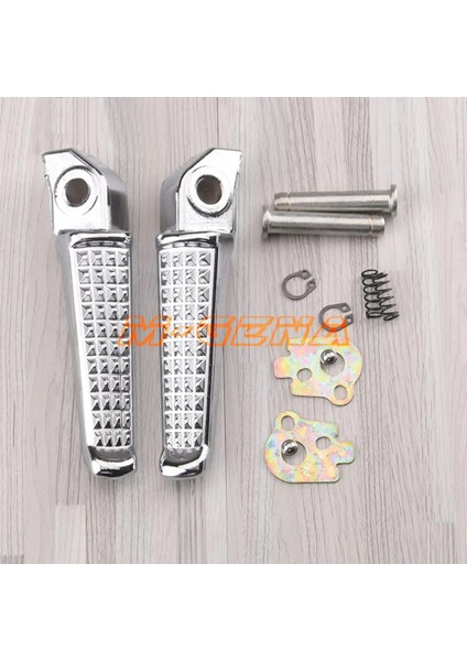 Arka Stil Motosiklet Ön Arka Footrests Ayak Mandalları Honda CB400 Superfour Cb-1 CB500 Cbr Blackbird VTR1000 Nt NTV600 (Yurt Dışından)