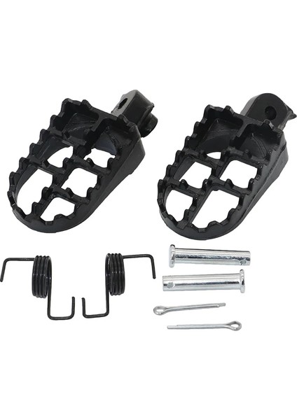 Siyah Stil Motokros Footrest Ayak Pegs Footpeg PW50 PW80 Pw TW200 TTR90 TTR90E Pit Dirt Bike Motosiklet (Yurt Dışından)