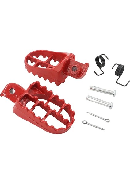 Siyah Stil Motokros Footrest Ayak Pegs Footpeg PW50 PW80 Pw TW200 TTR90 TTR90E Pit Dirt Bike Motosiklet (Yurt Dışından) fırsatları