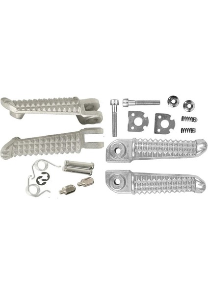 Ön Arka Beyaz Stil Yamaha Yzfr1 Yzfr Yzf R1 R6 Için Motosiklet Ön Arka Footrests Ayak Mandalları (Yurt Dışından)
