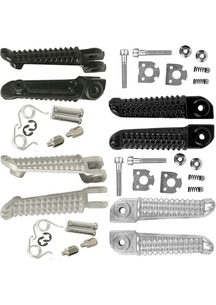 Ön Arka Beyaz Stil Yamaha Yzfr1 Yzfr Yzf R1 R6 Için Motosiklet Ön Arka Footrests Ayak Mandalları (Yurt Dışından)