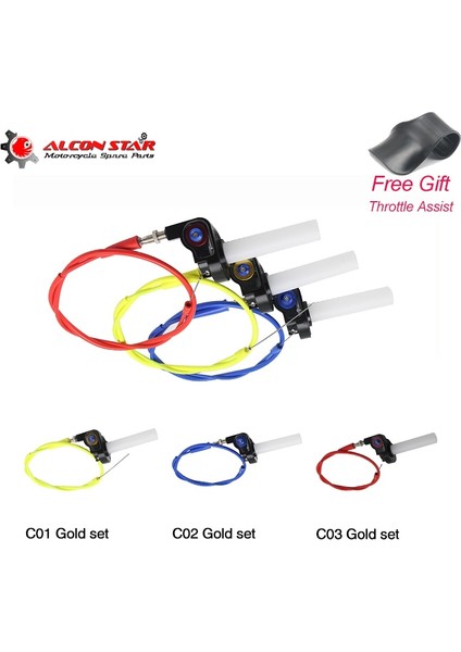 B03 Stili Alconstar Alüminyum Gaz Kelebeği Kavrama Hızlı Büküm Gaz Gaz Kelebeği Gaz Kablosu ile Yerleşmek Kir Arazi Bisikleti Atv Utv Görsel Saplar Çubuğu (Yurt Dışından) fiyatları
