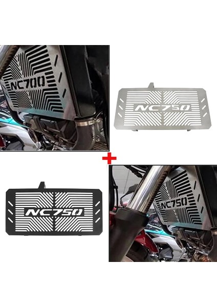 NC700 Bk Stili Honda Için NC750 N NC750X Nx N Motosiklet Radyatör Koruma Izgarası Izgara Soğutucu Soğutma Kapağı Koruması (Yurt Dışından)