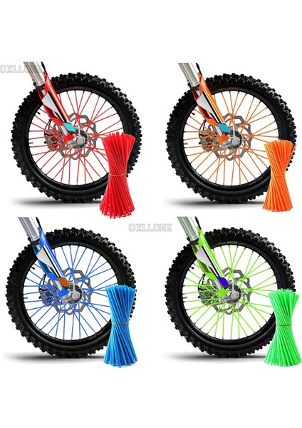 Beyaz Stil Motosiklet Dirt Bike Enduro Off Road Jant Tekerlek Konuştu Derileri Yamaha XTZ250 YZ-250X Super Tenere Exc Kawasaki Honda Suzuki (Yurt Dışından) fiyatları