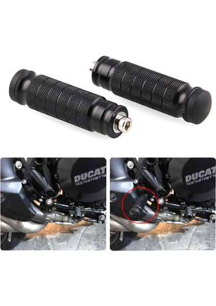 1 Çift C Motosiklet Arka Ayak Dayanağı Mandalları Pedallar Alüminyum Tamir Dayanıklı Evrensel Footrests Footpegs (Yurt Dışından) fiyatları