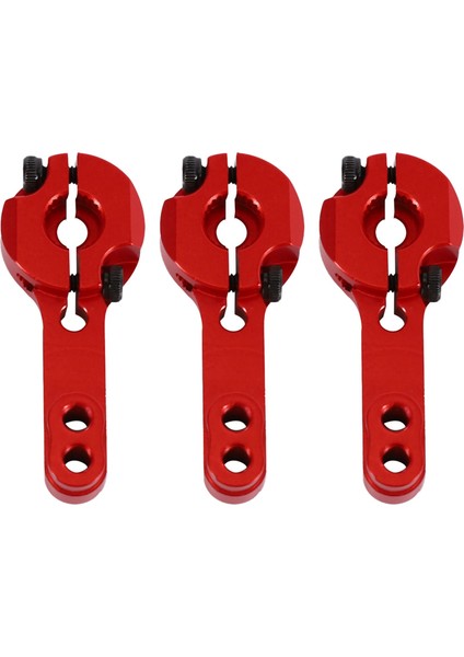 3x 25 T 35MM Diş Diş Direksiyon Yarım Servo Kol Boynuz 1/8 1/10 Rc Araba Tekne Himoto Redcat Eksenel (Yurt Dışından)