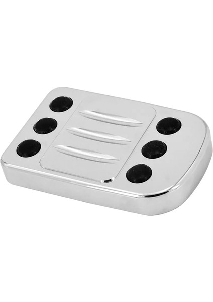 Fren Pedalı Pad E Stili Motosiklet Blackchrome Büyük Ayak Pegs Footrest Fren Pedalı Koruyucu Kapak Harley Softail Touring Cvo Electra Glide Dyna Fat Boy (Yurt Dışından)