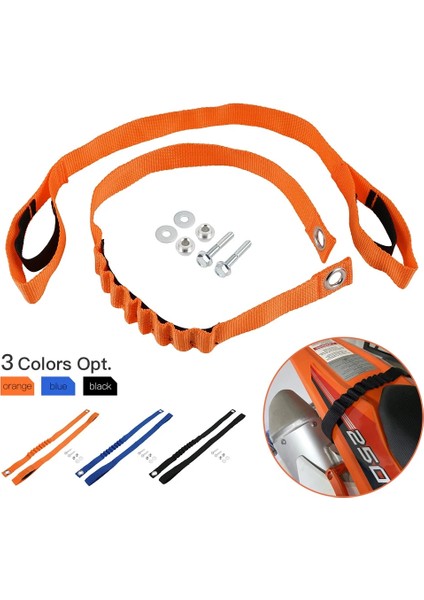 Mavi Stil Ön Arka Tutma Kayışı Kaldırma Kolu Yırtılmaya Dayanıklı Ktm Exc Exc-F Xc Xc-F Xc-W Tpı Altı Gün Sx Sxf 2019 (Yurt Dışından)