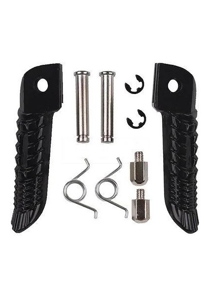 Ön Siyah Stil Suzuki GSXR600 Gsxr Gsxr Gsxr Otorcycle Için Ön Arka Footrests Ayak Mandalları (Yurt Dışından)