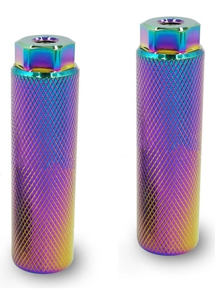 B Siyah Stil 2x Mtb Bmx Bisiklet Bisiklet Aks Pedalı Alaşım Ayak Dublör Peg Ayaklık-Kol Silindir Kavrama Kaymaz Ön Arka Aks Ayak Pick (Yurt Dışından) indirimleri