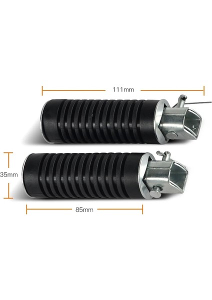 Honda Z50A Cta cl Cb Xl Için Footrest Footpeg Ayak Desteği Peg (Yurt Dışından)