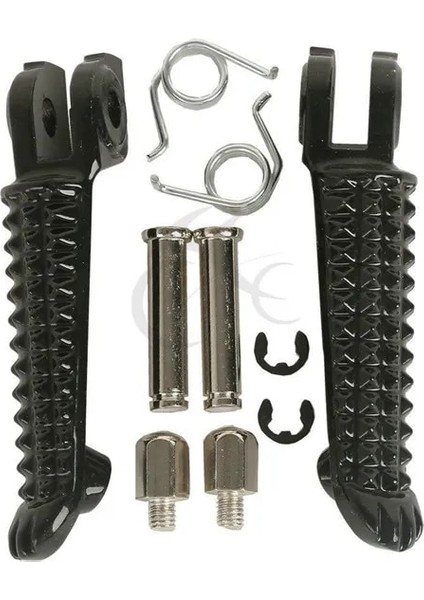 Siyah Stil Yamaha Yzf R1 R6 Rlver Siyah Motosiklet Için Ön Footrests Ayak Mandalları (Yurt Dışından)