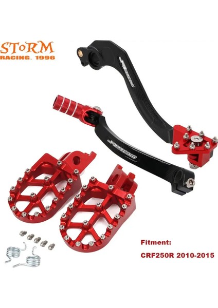 Vites Kolu 7109 Stili Honda Için CR250R CRF150R CRF250R CRF450R CRF450RX CRF450X Yeni Footpeg Footrest Fren Pedalları Vites Kolu (Yurt Dışından)