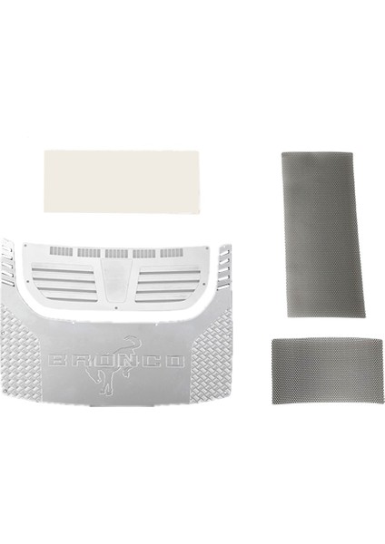 Metal Motor Kapağı Kaput Koruma Dekoratif Levha -4 92076-4 1/10 Rc Paletli Araba Yükseltme Parçaları, 2 (Yurt Dışından)