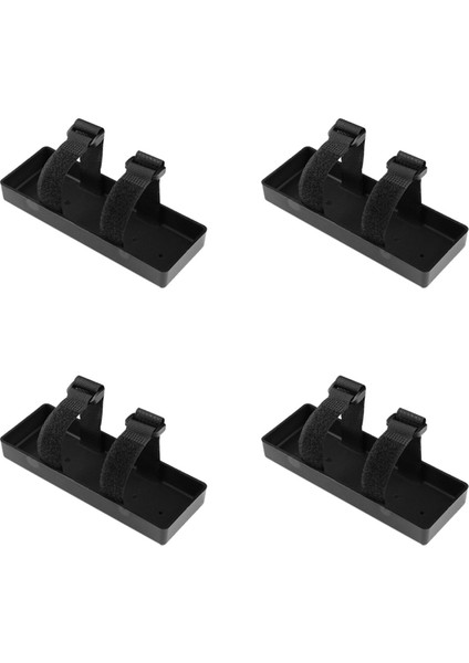 4x Rc Tepsi Kutu Kutu Braketi Eksenel SCX10 Trx4 D90 1/8 1/10 Rc Araba Yedek Parçaları, Siyah (Yurt Dışından)